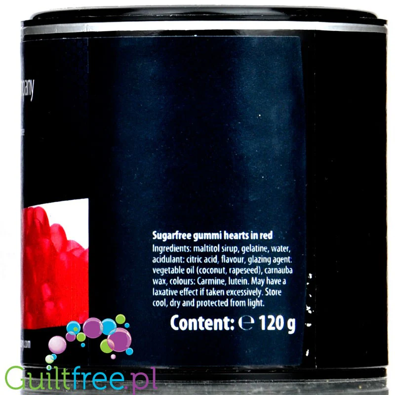 Crackers Company Red Hearts - niskokaloryczne żelki bez cukru w kształcie czerwonych serc - Image 3