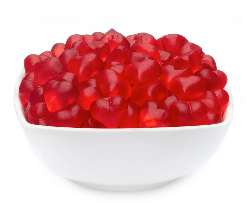 Crackers Company Red Hearts - niskokaloryczne żelki bez cukru w kształcie czerwonych serc - Image 4