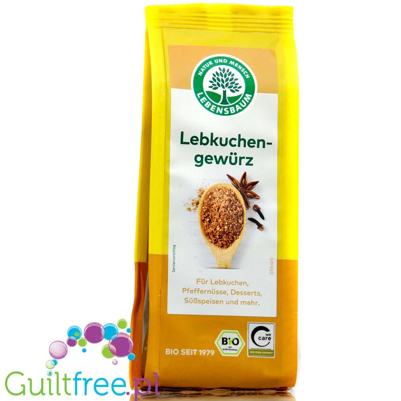 Lebensbaum Lebkuchen Gewürz - bezglutenowa BIO przyprawa do piernika bez cukru