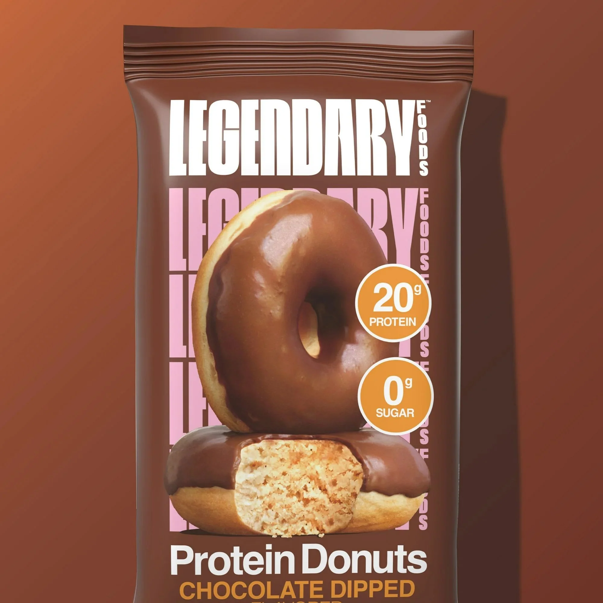 Legendary Foods Protein Donuts Chocolate Dipped - czekoladowe keto donuty bez glutenu 20g białka - Image 9