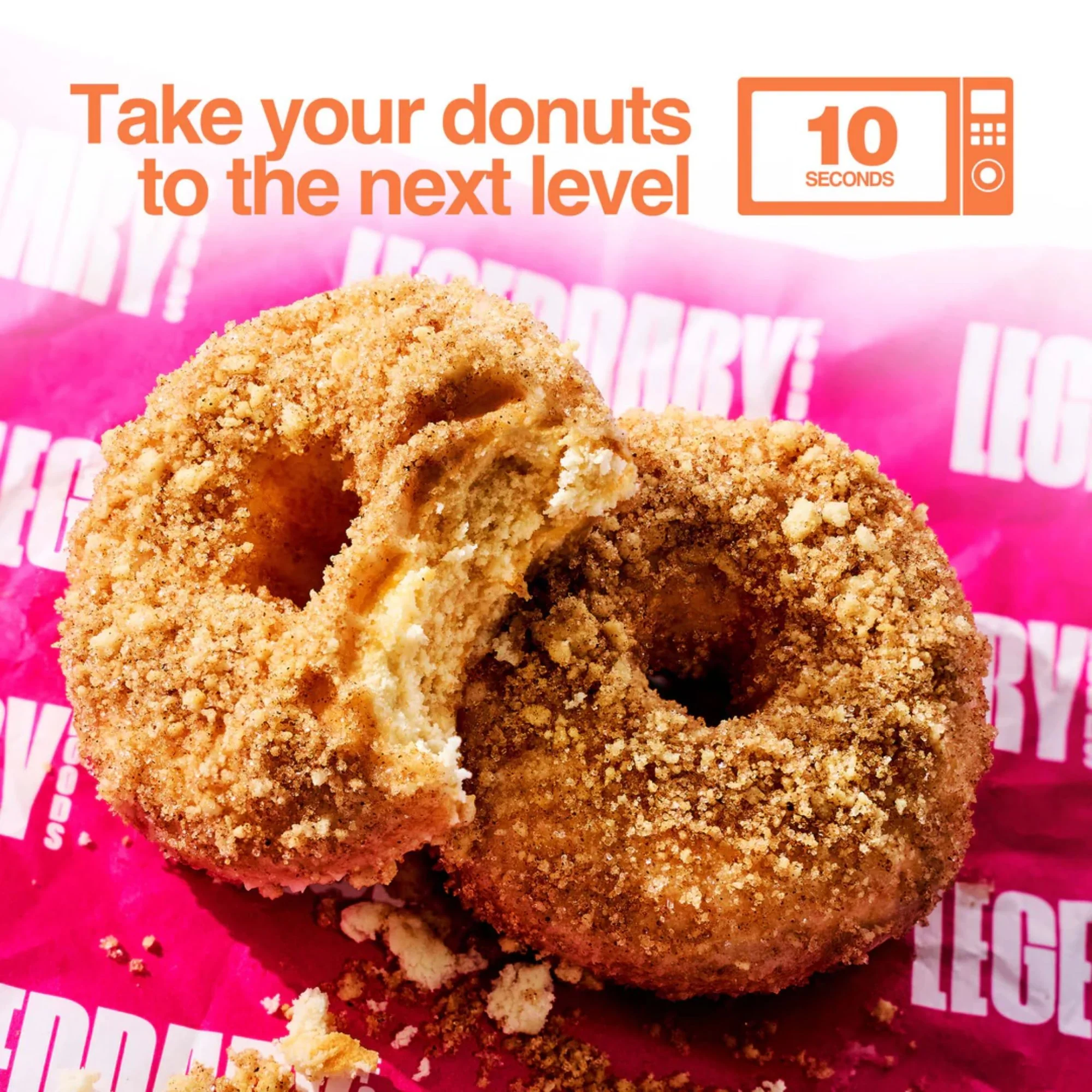 Legendary Foods Protein Donuts Cinnamon Crumble - donuty bez glutenowe 20g białka z posypką - Image 6