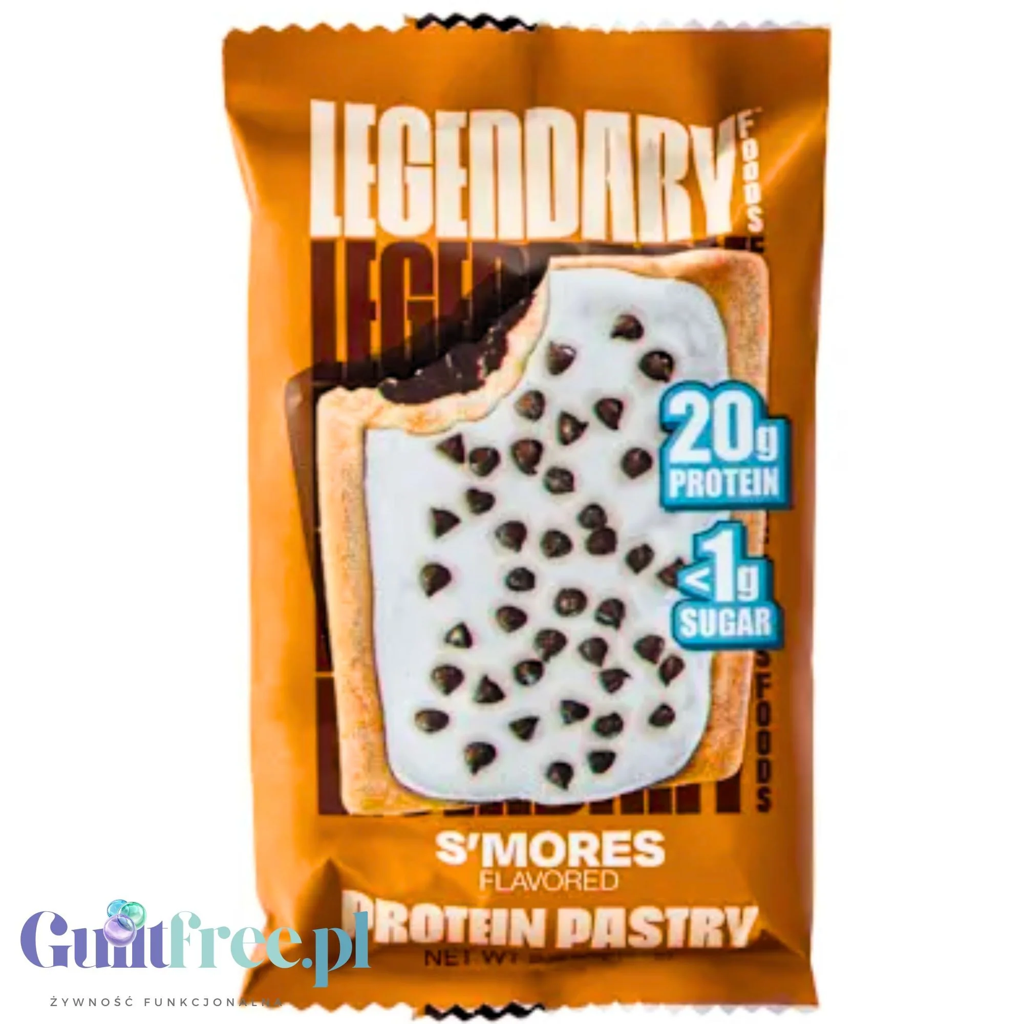 Legendary Foods Tasty Pastry S'mores - nadziewane ciacho na ciepło bez cukru, jak Pop Tarts