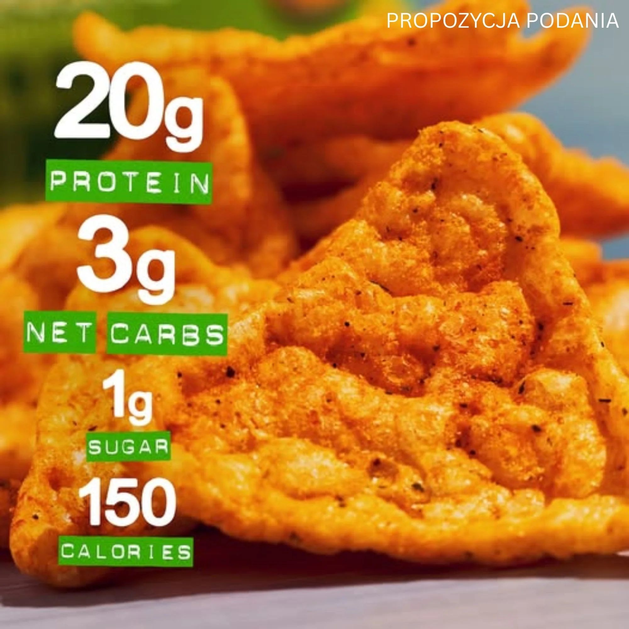Legendary Popped Protein Chips, Jalapeno Cheddar - pikantne chipsy proteinowe 20g białka, smak Ser & Papryczka - Image 5