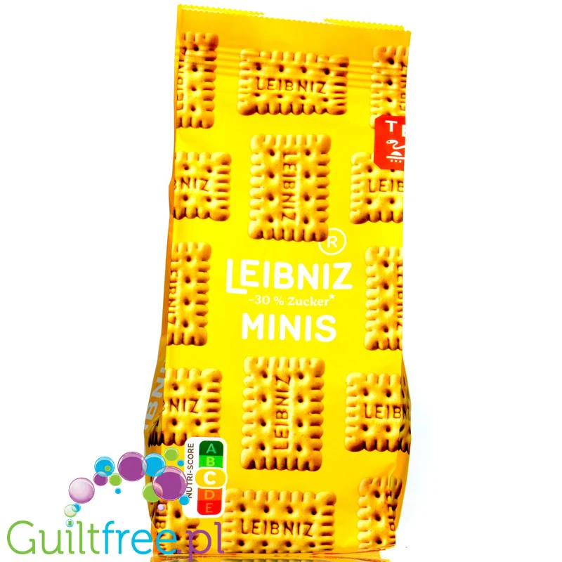 Leibniz Minis -30% Zucker - maślane herbatniki petit buerre 30% mniej cukru