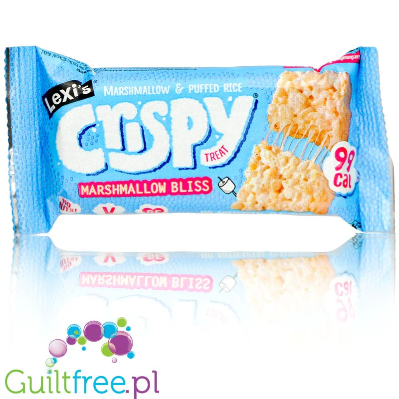 Lexi's Crispy Treat Marshmallow Bliss 99kcal - batonik ryżowy z piankami marshmallow - Image 2