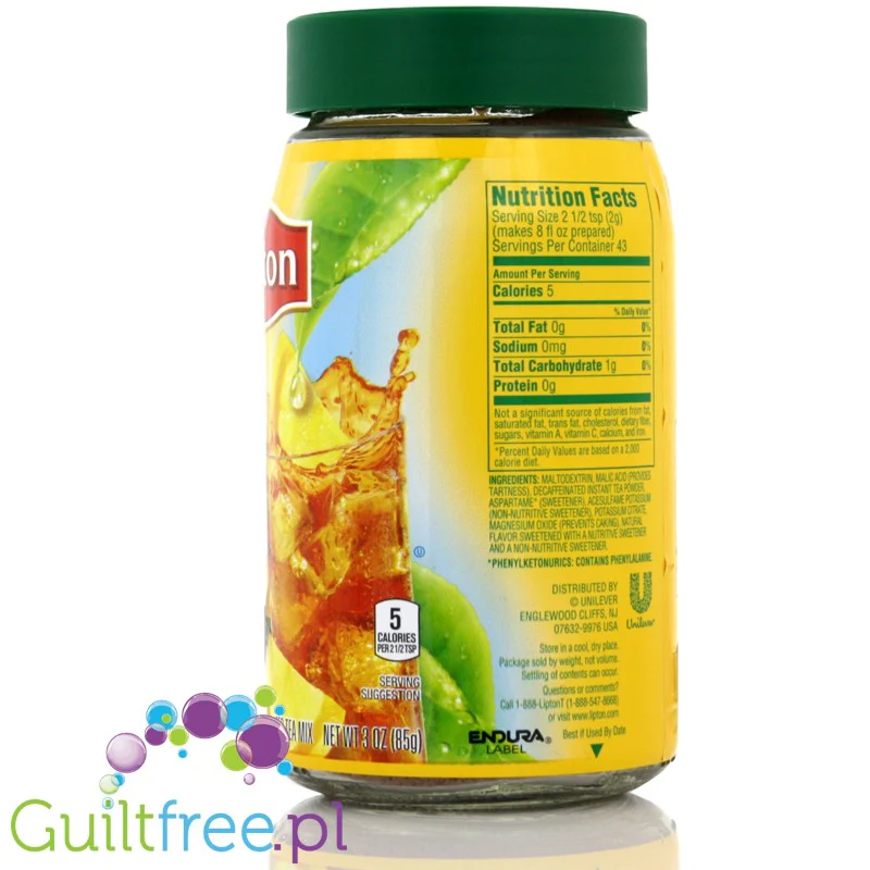 Lipton Diet mrożona herbata instant bez kofeiny (na 9,5 litra) - Image 2