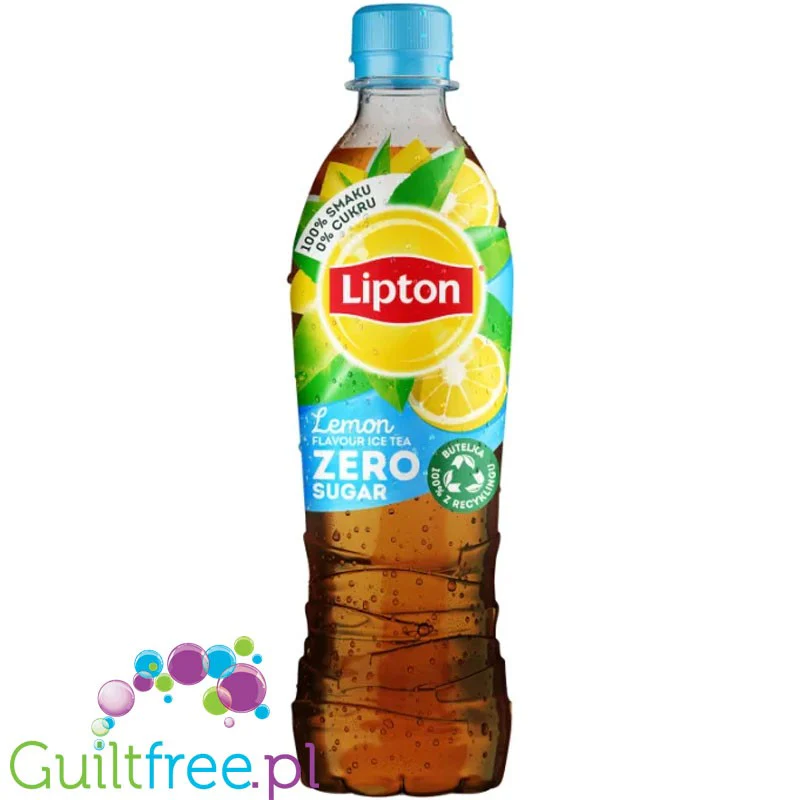 Lipton Ice Tea Zero Lemon 0,5L - Ice Tea Cytrynowa bez Cukru - Image 2