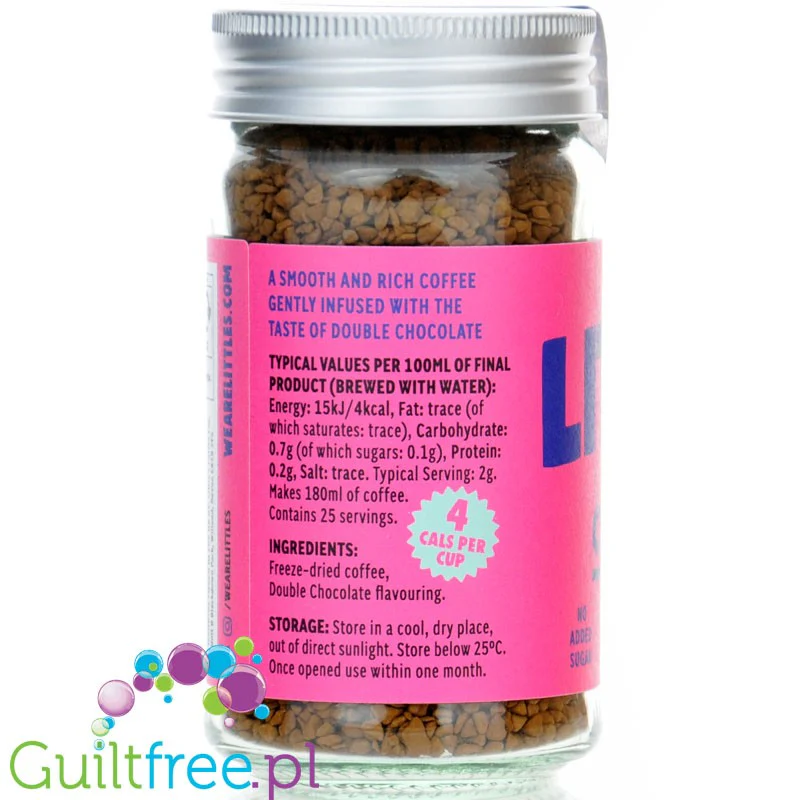 Little's Double Chocolate - liofilizowana, aromatyzowana kawa instant 4kcal - Image 3