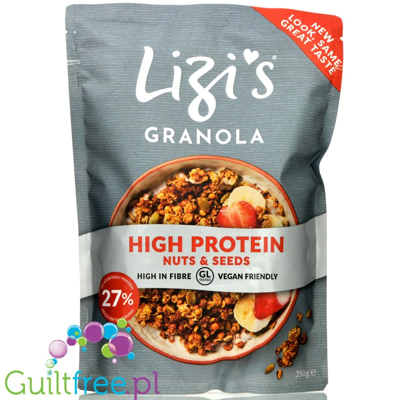 Lizi's High Protein wegańska granola proteinowa 27g białka - Image 3