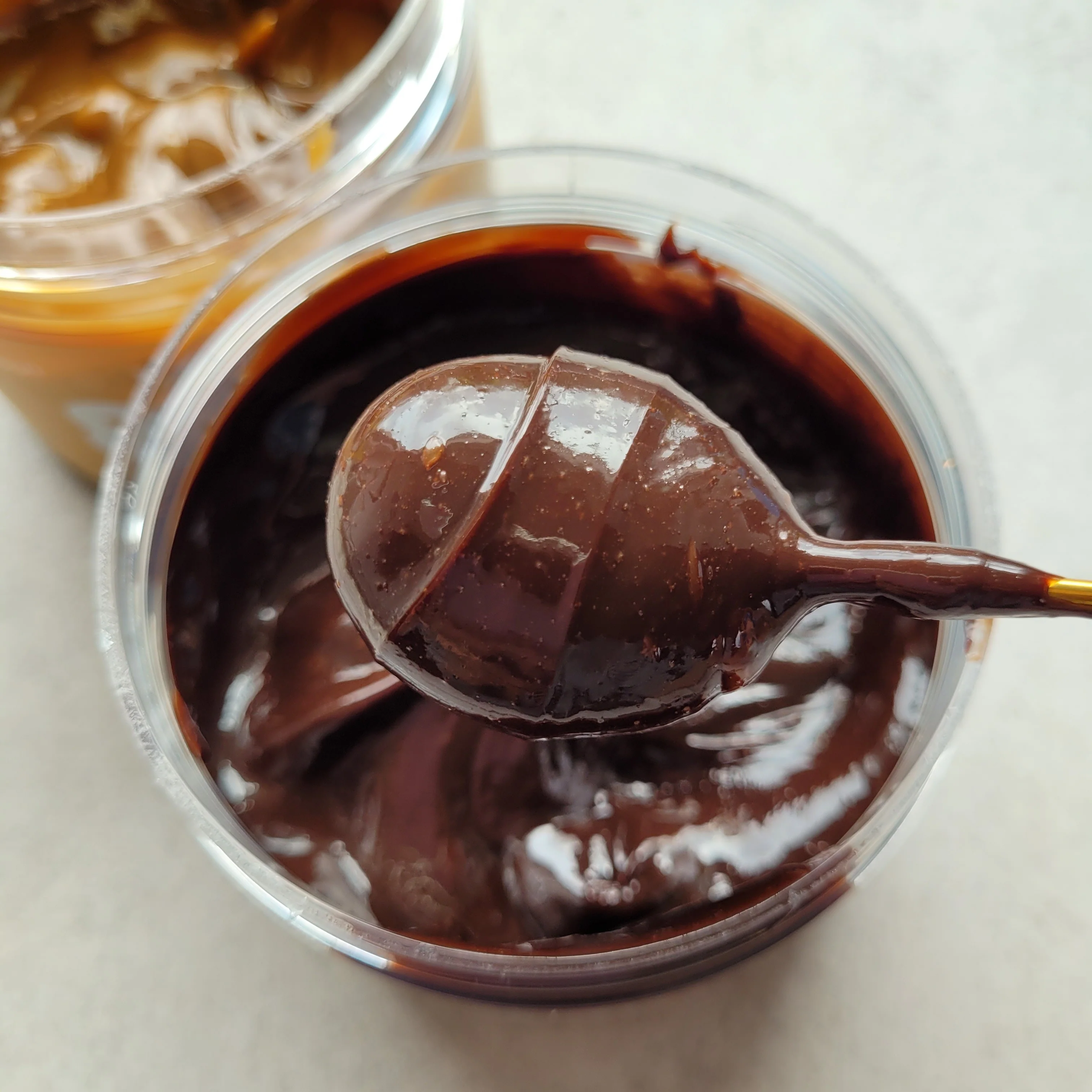 Locco Chocolate Spread 160kcal - niskotłuszczowy krem do smarowania bez cukru, Ciemna Czekolada - Image 5