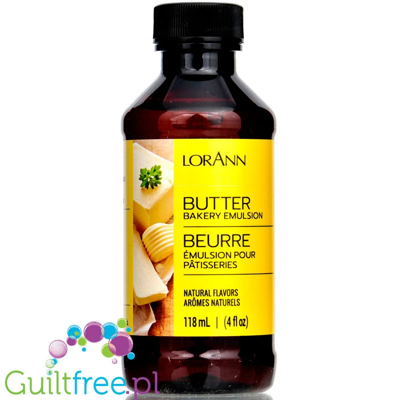 LorAnn Oils Bakery Emulsion, Butter profesjonalna emulsja aromatyczna bez tłuszczu