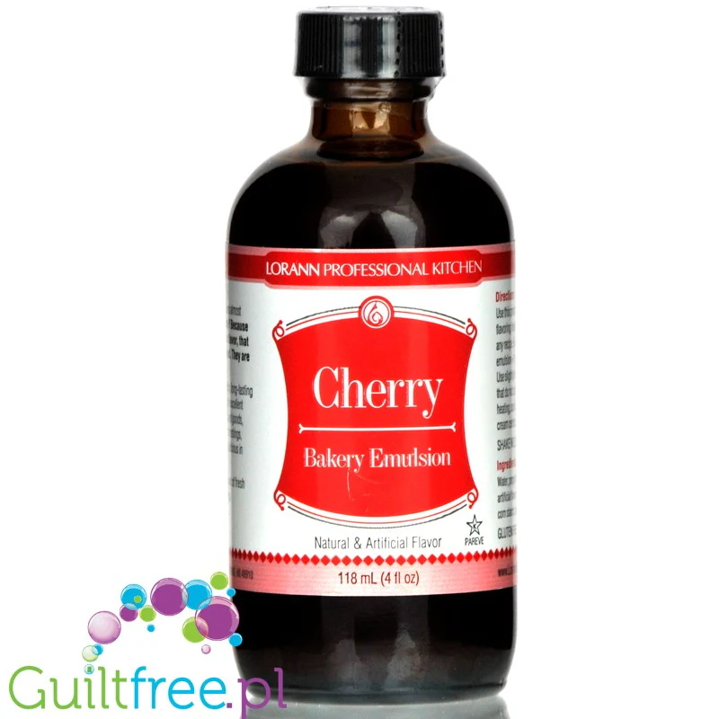 LorAnn Oils Bakery Emulsion, Cherry profesjonalna emulsja aromatyczna bez tłuszczu