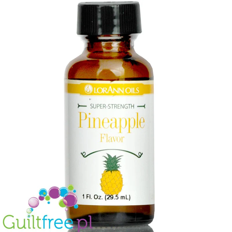 LorAnn Oils Super Strength Pineapple - profesjonalny aromat ananasowy bez tłuszczu, 4 x mocniejszy