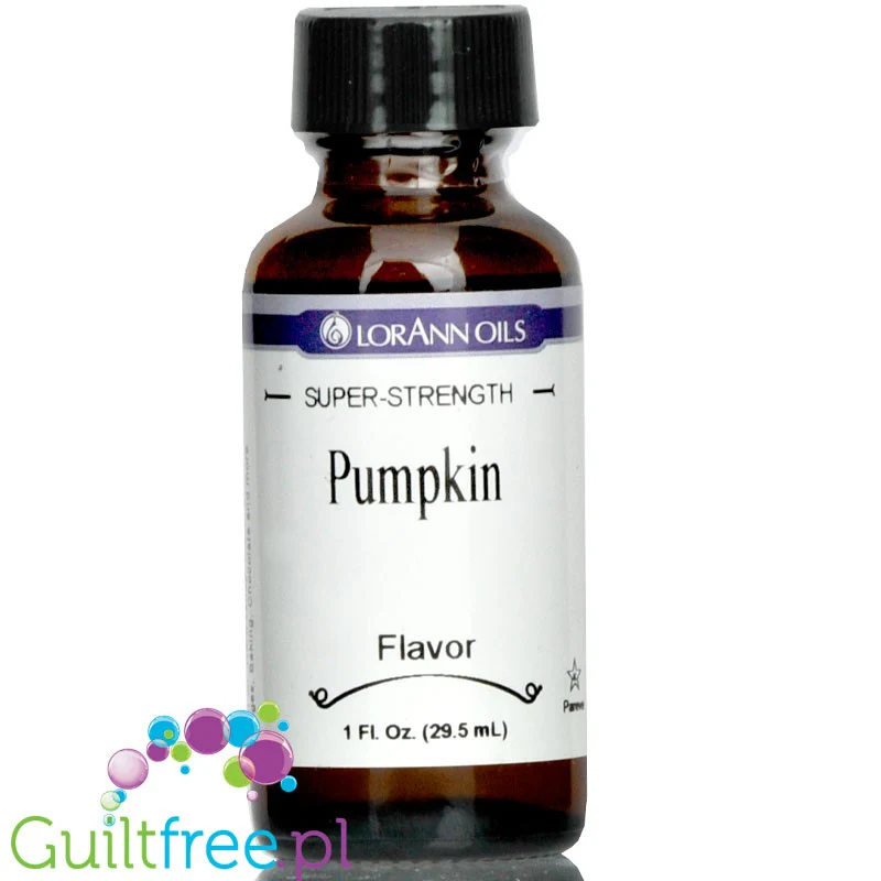 LorAnn Oils Super Strength Pumpkin - profesjonalny aromat ciasta dyniowego bez tłuszczu, 4 x mocniejszy