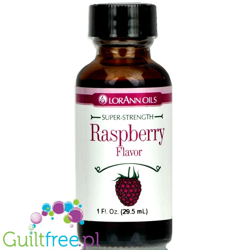 LorAnn Oils Super Strength Raspberry - profesjonalny aromat malinowy bez tłuszczu, 4 x mocniejszy