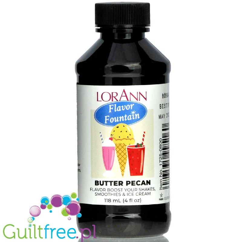 LorAnn's Flavor Fountain Butter Pecan 118ml  - aromat kremu pekanowego do szejków i lodów