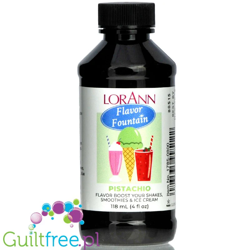 LorAnn's Flavor Fountain Pistachio 118ml - aromat pistacjowy do szejków i lodów