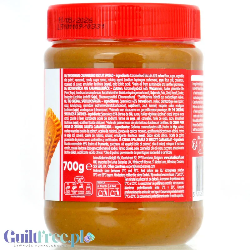 Lotus Biscoff Speculoos Crunchy (CHEAT MEAL) 0,7kg - belgijskie masło ciasteczkowe XXL - Image 2