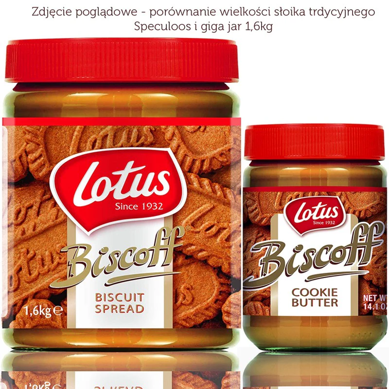 Lotus Biscoff Speculoos Smooth GIGA 1,6KG - krem herbatnikowy (CHEAT MEAL) - Image 2