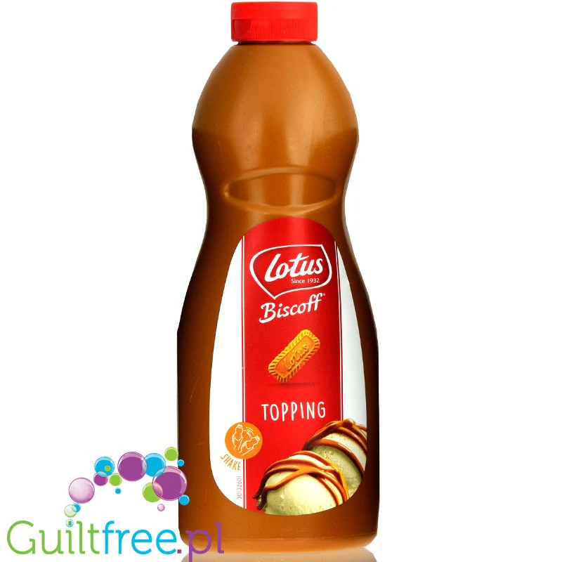 Lotus Biscoff Topping Sauce 1kg (CHEAT MEAL) - polewa herbatnikowa