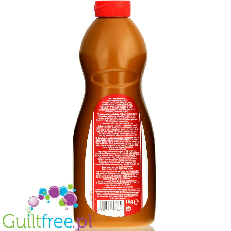 Lotus Biscoff Topping Sauce 1kg (CHEAT MEAL) - polewa herbatnikowa - Image 2