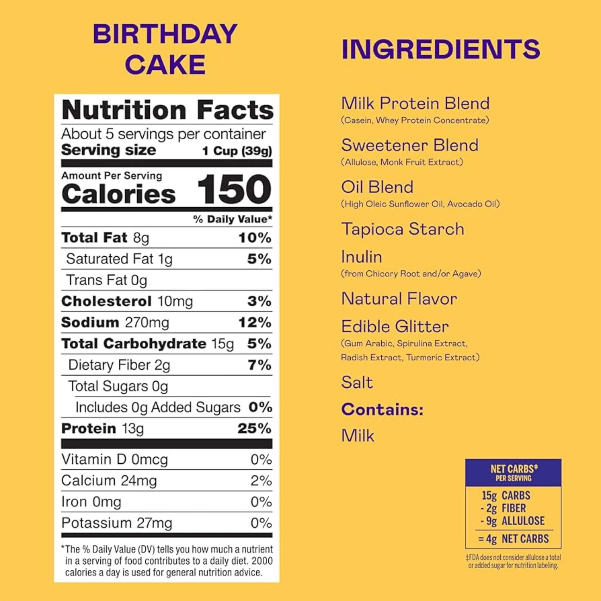 Magic Spoon Birthday Cake - proteinowe keto płatki śniadaniowe bez glutenu, soi i cukru - Image 4