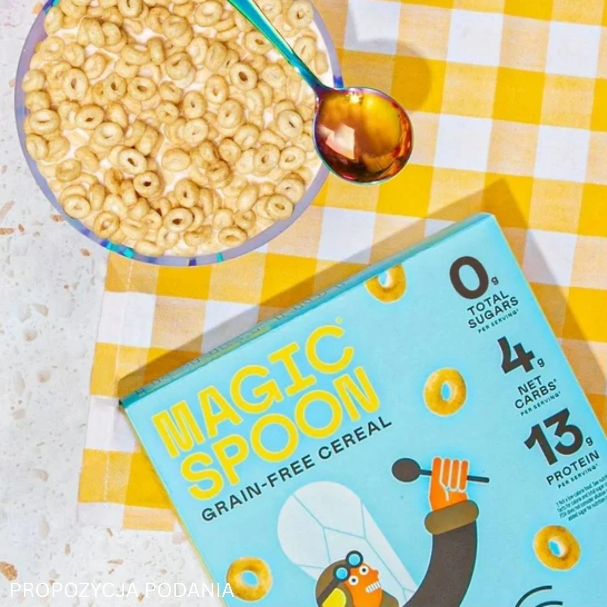 Magic Spoon Honey Nut - proteinowe keto płatki śniadaniowe bez glutenu, soi i cukru, smak Miód & Orzeszki - Image 5