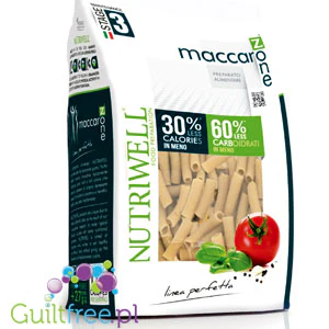Ciao Carb Nutriwell, Sedani - makaron niskowęglowodanowy z psyllium  229kcal / 30g białka Rurki