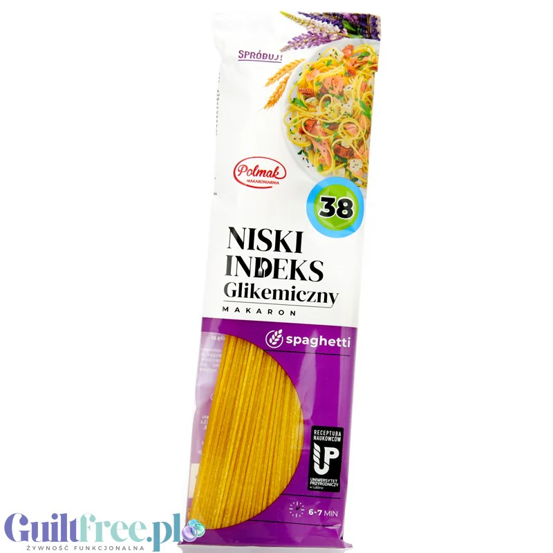 Makaroniarnia Polmak Spaghetti - makaron łubinowy z niskim indeksem glikemicznym IG38, spagetti