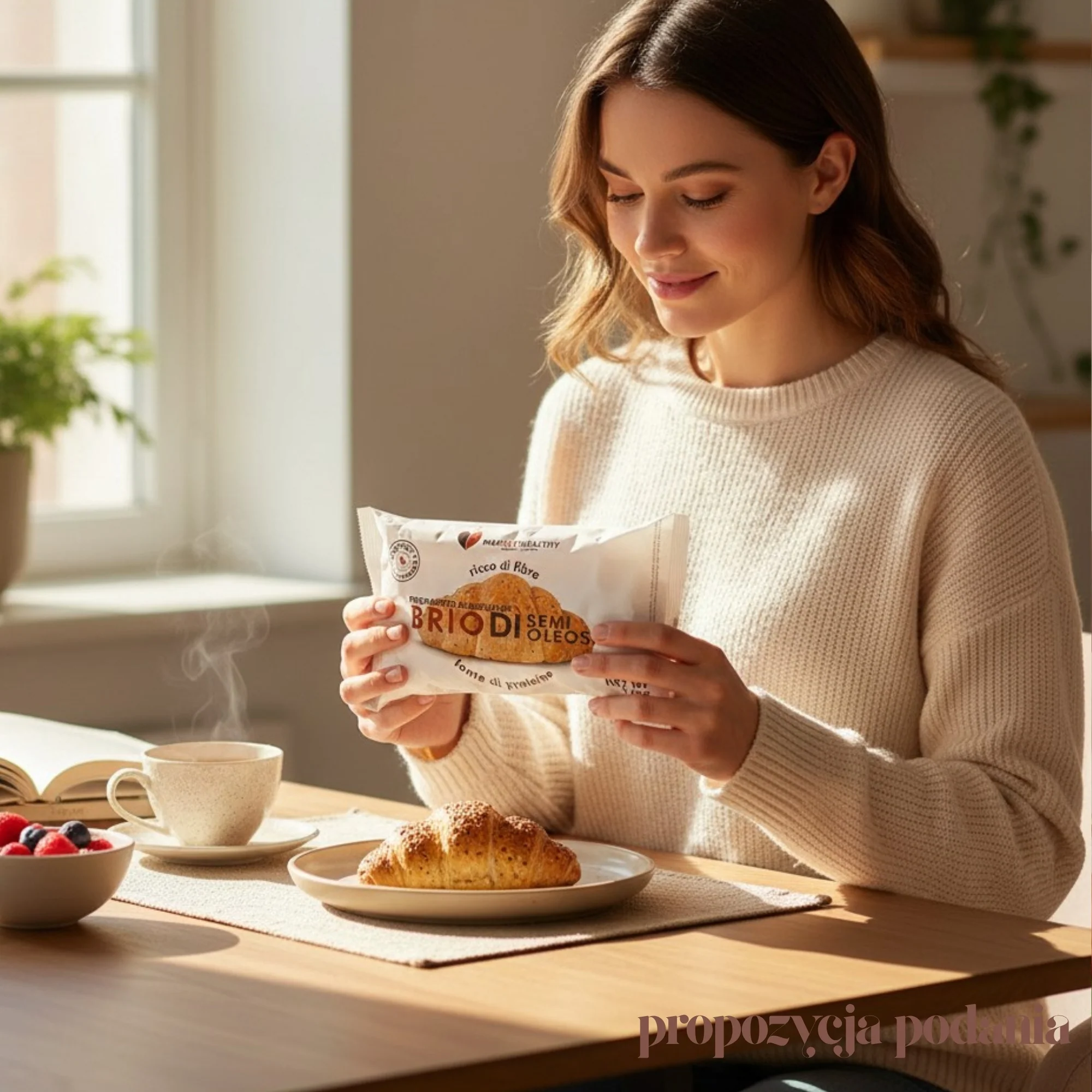 MakEatHealthy Brio Di Semi Oleosi - niskowęglowodanowy croissant z makiem i sezamem 22% błonnika - Image 4