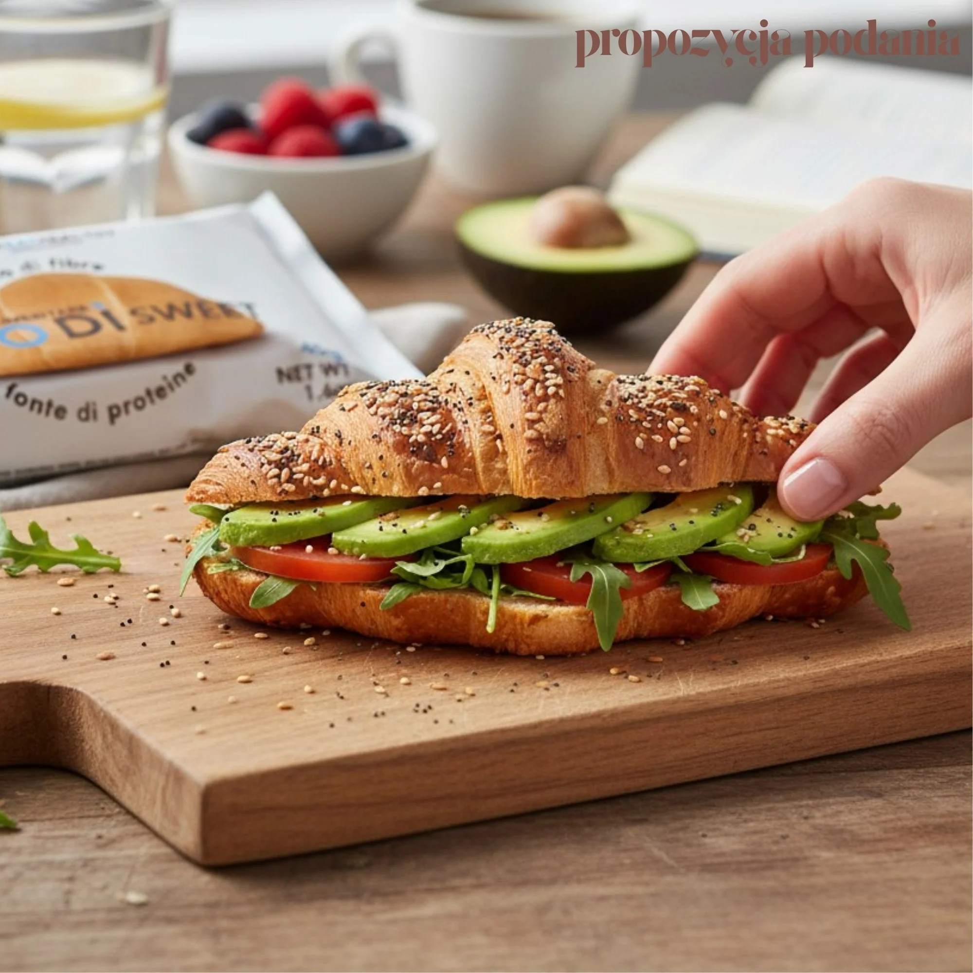 MakEatHealthy Brio Di Semi Oleosi - niskowęglowodanowy croissant z makiem i sezamem 22% błonnika - Image 5