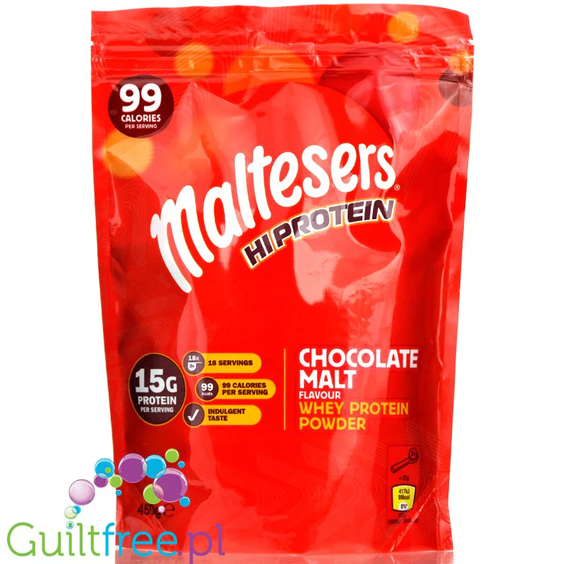 Maltesers Hi Protein Whey Protein odżywka białkowa 15g białka w 99kcal