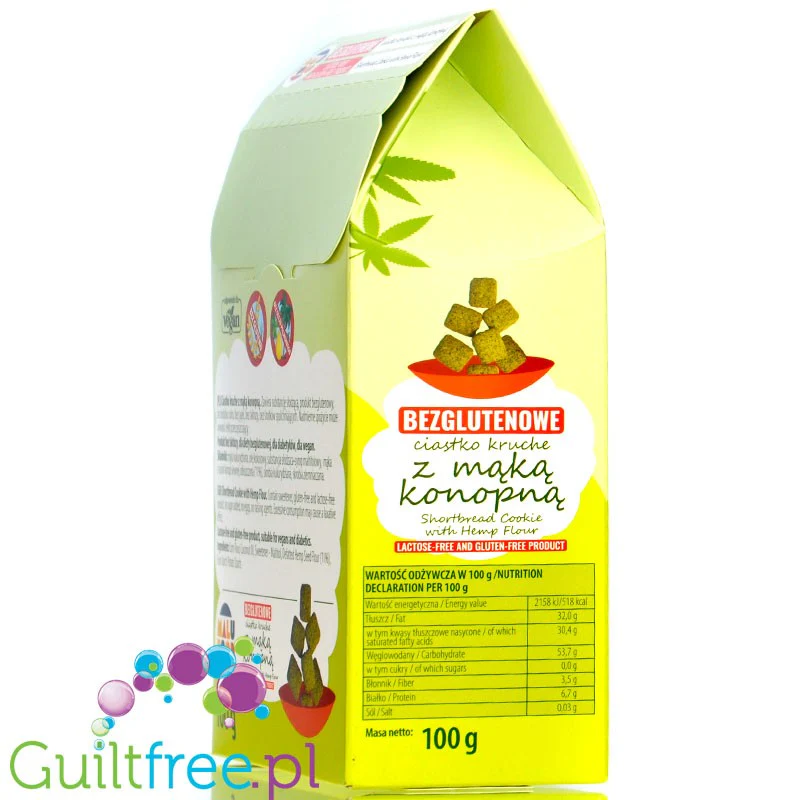 Malu Food Hemp Cookies - bezglutenowe ciastka konopne bez cukru, jaj, laktozy i spulchniaczy - Image 4