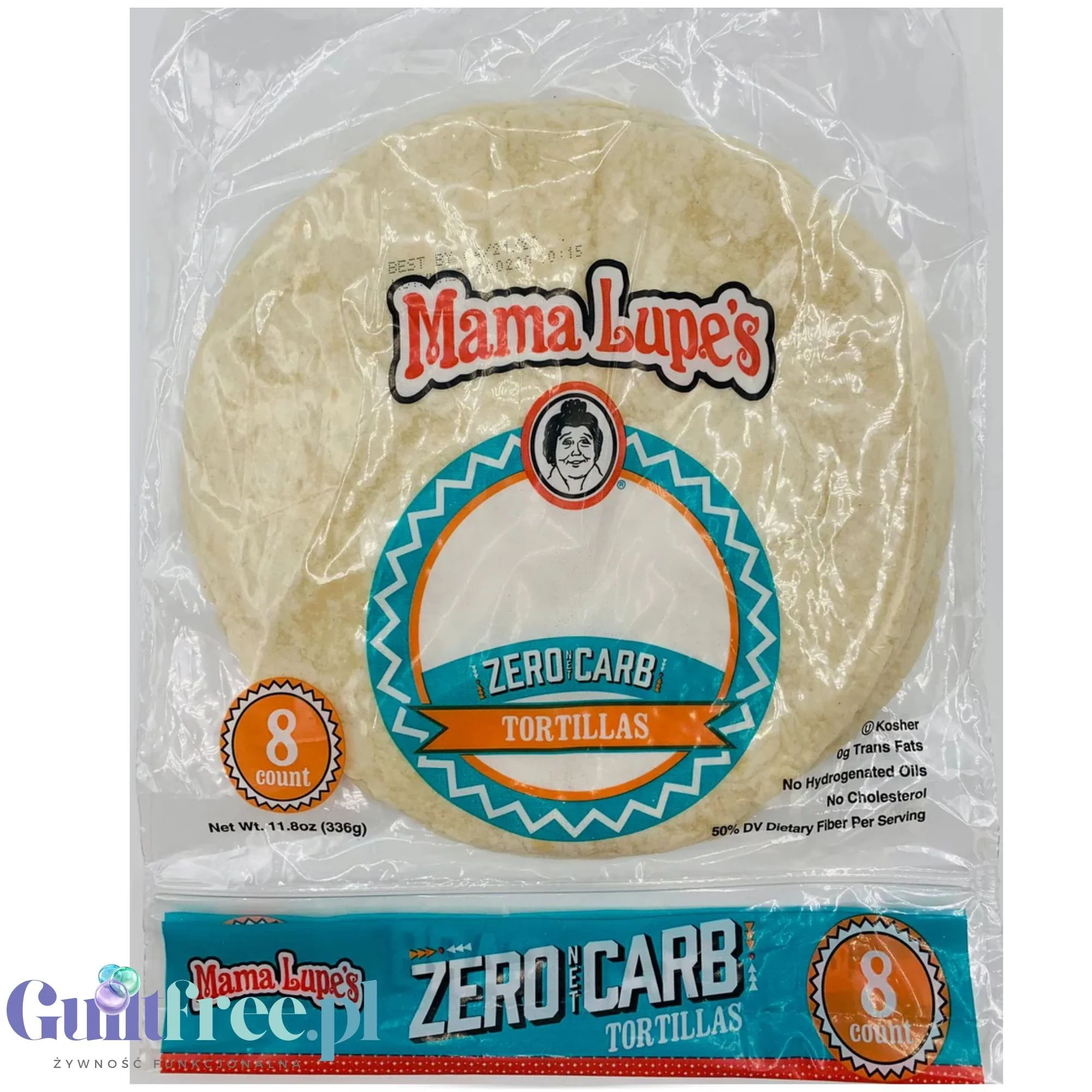 Mama Lupe's Zero Net Carb Tortillas - błonnikowe tortille bez węglowodanów 65 kcal