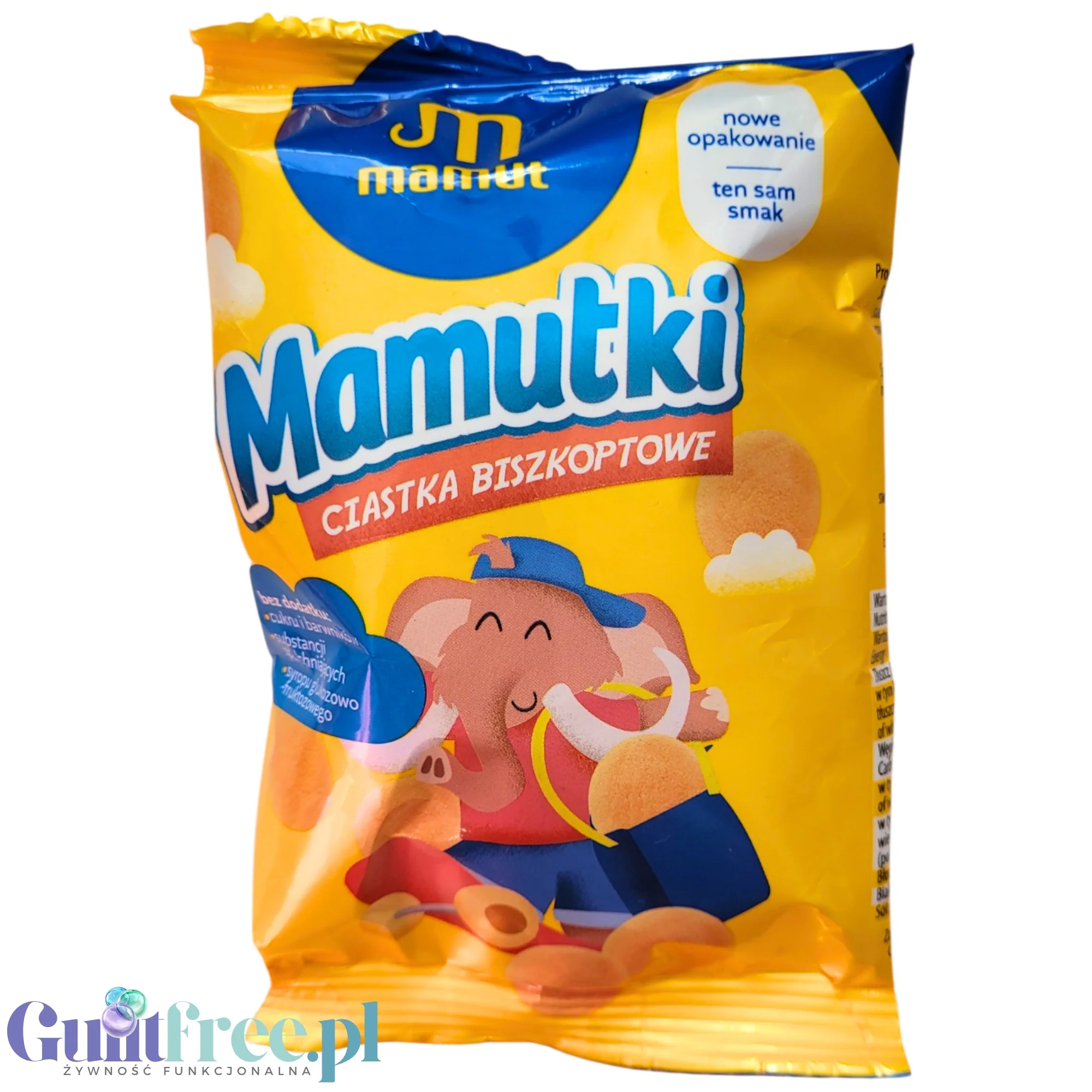 Mamutki mini biszkopty bez dodatku cukru