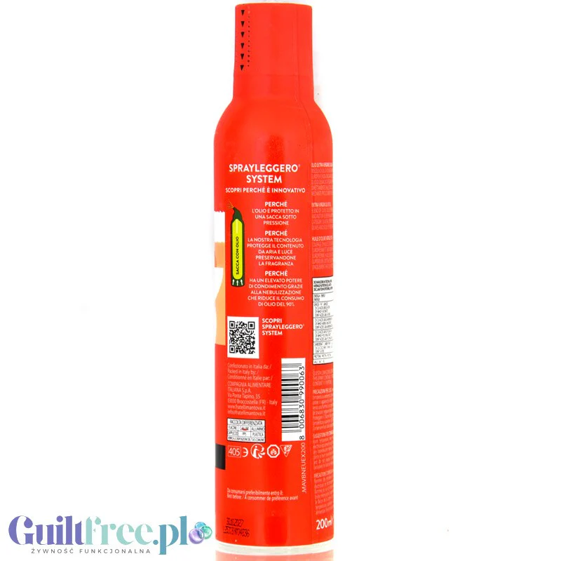 Mantova Olio Extra Vergine - Oliwa z oliwek extra virgin, spray do smażenia bez propellantów - Image 2