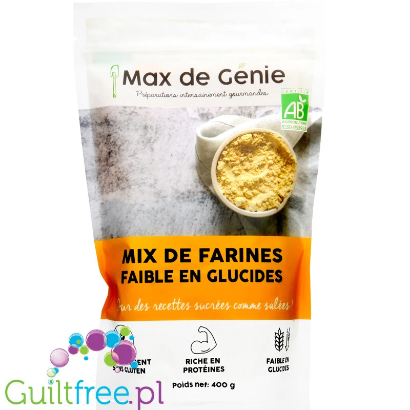 Max De Génie Low Carbohydrate Flour Mix - uniwersalna keto mąka niskowęglowodanowa bez glutenu
