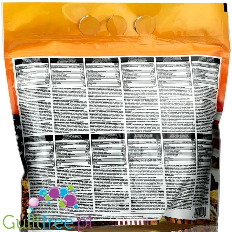Max Protein Good Morning Oatmeal Nutchoc 1,5kg - owsianka instant, smak czekoladowo-orzechowy - Image 2