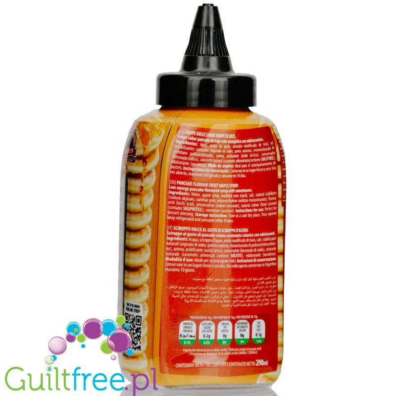 Max Protein Grandma's Sweet Syrup Maple Pancake - sos naleśnikowy bez cukru, 20kcal w 100ml - Image 3