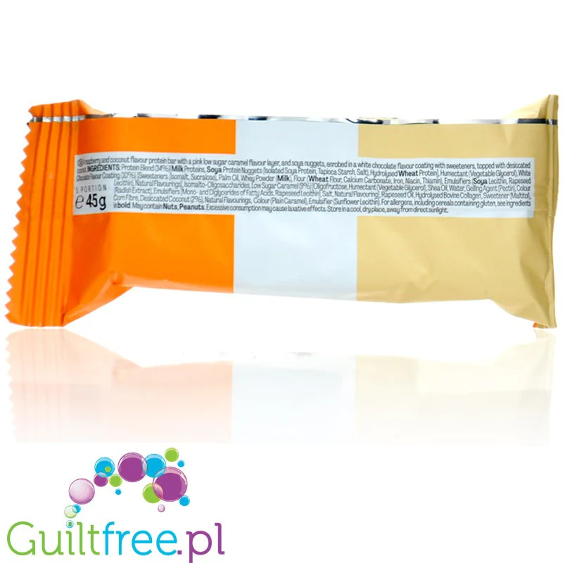 Maxi Nutrition Premium Protein Dark Choc Orange - baton białkowy  15g białka &188kcal, Ciemna Czekolada & Pomarańcza - Image 2