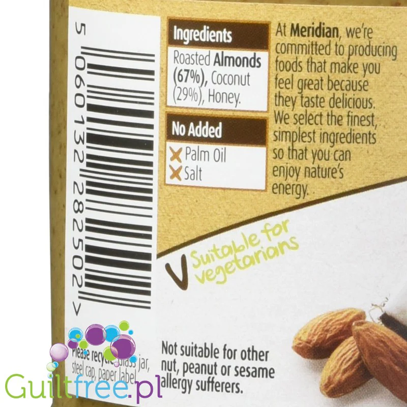 Meridian Almond & Coconut - masło migdałowo-kokosowe - Image 3