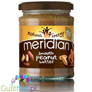 Meridian Peanut Smooth - czyste masło orzechowe 100%, gładkie, bez cukru i soli - Image 3