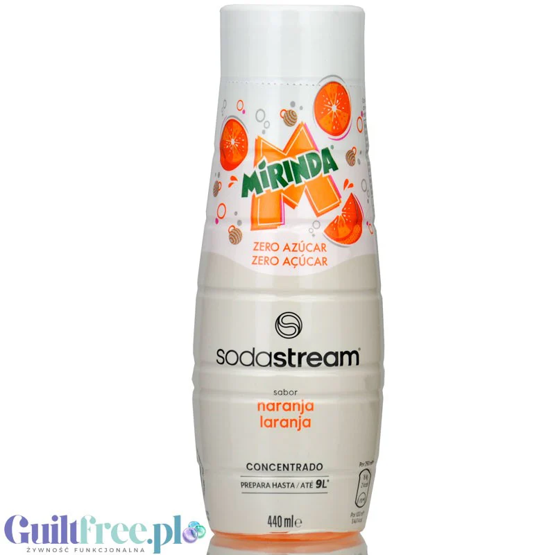 Mirinda Zero SodaStream No Sugar - syrop / koncentrat do wody bez cukru i kalorii 440ml
