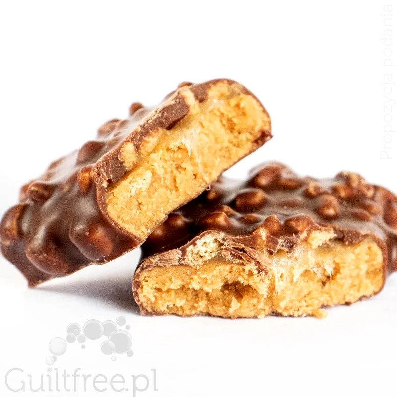 MisFits Plant Chocolate Caramel - wegański baton proteinowy ze stewią i ksylitolem - Image 4