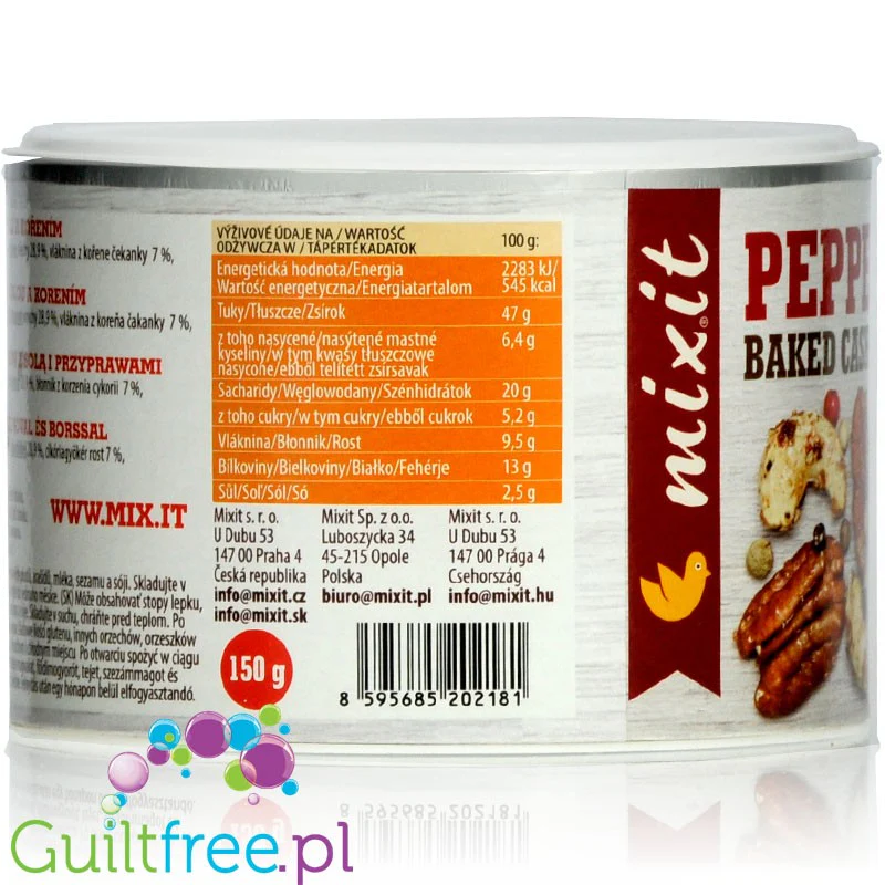 MixIt Pepper Mix - pieczone orzechy z 4 rodzajami pieprzu - Image 2