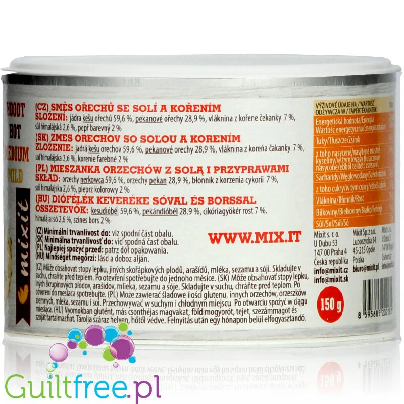 MixIt Pepper Mix - pieczone orzechy z 4 rodzajami pieprzu - Image 3