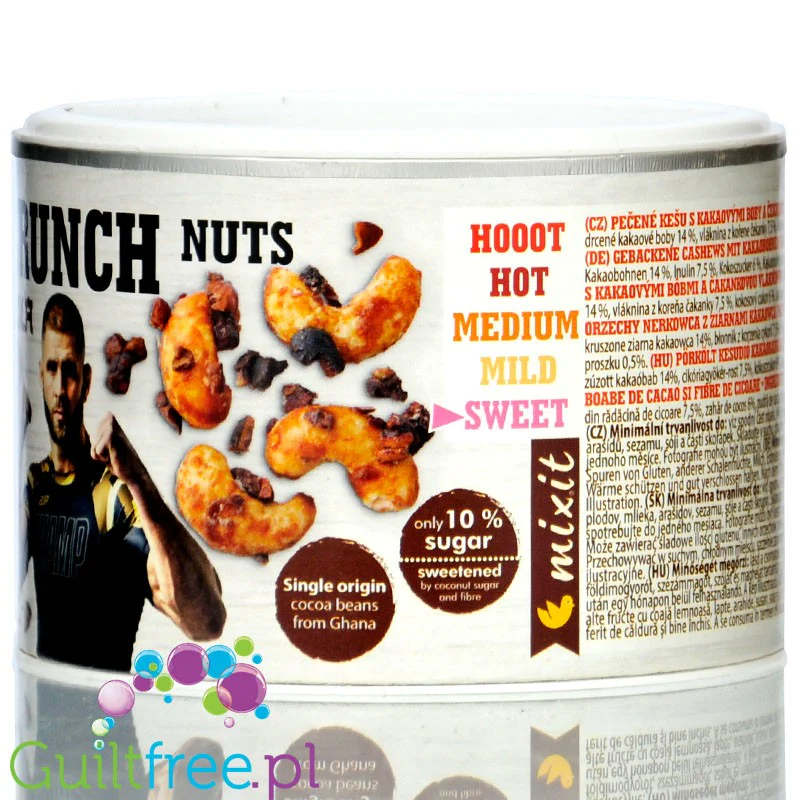 MixIt Power Crunch Nuts - pieczone nerkowce z ziarnami kakaowca i błonnikiem z cykorii - Image 4