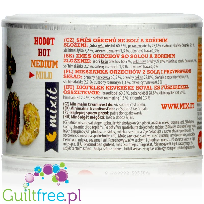 MixIt Rosemary Mix - pieczone pekany i nerkowce z rozmarynem i trawą cytrynową - Image 3