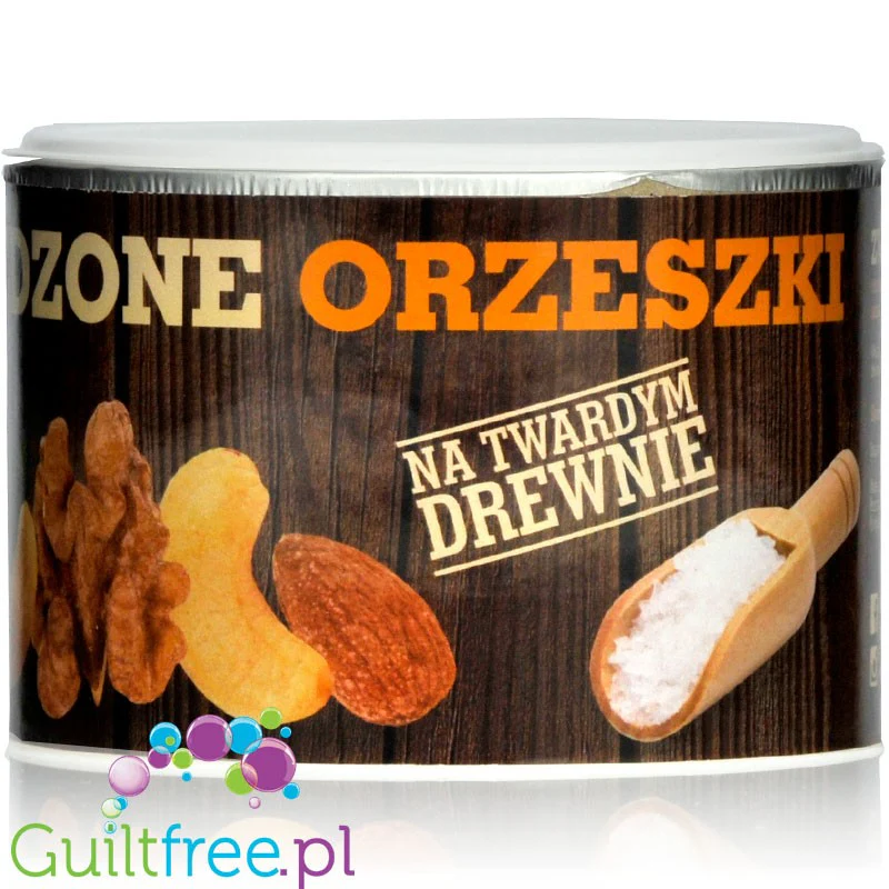 MixIt Smoked Mix - wędzone nerkowce, migdały i orzechy włoskie z różową solą - Image 4
