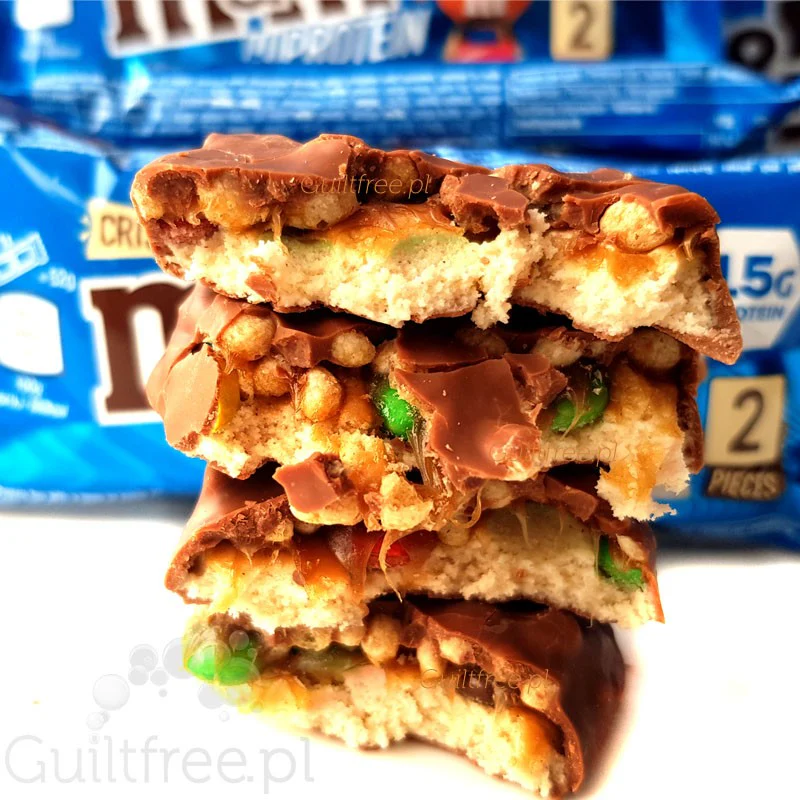 M&M's Crispy Protein Bar - baton proteinowy z M&Msami i chrupkami - Image 2